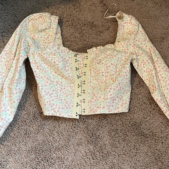 Urban Outfitters Corset Blouse - Picture 1 of 4